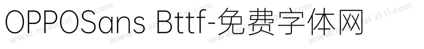 OPPOSans Bttf字体转换